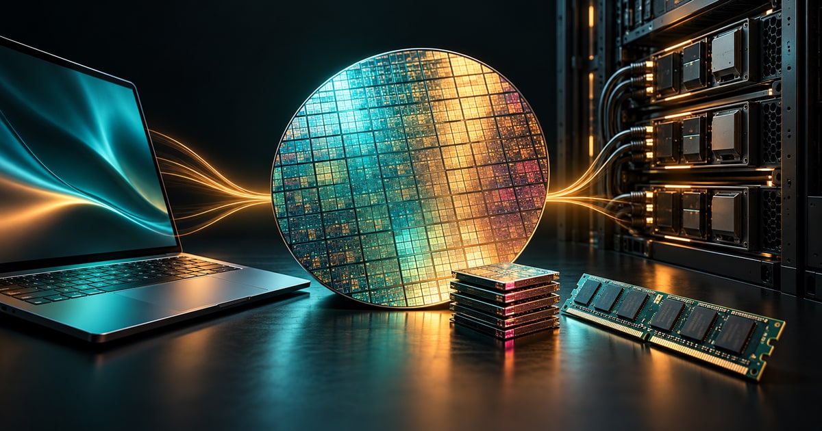 Illustration for the analysis: AI’s memory rush reaches the PC aisle