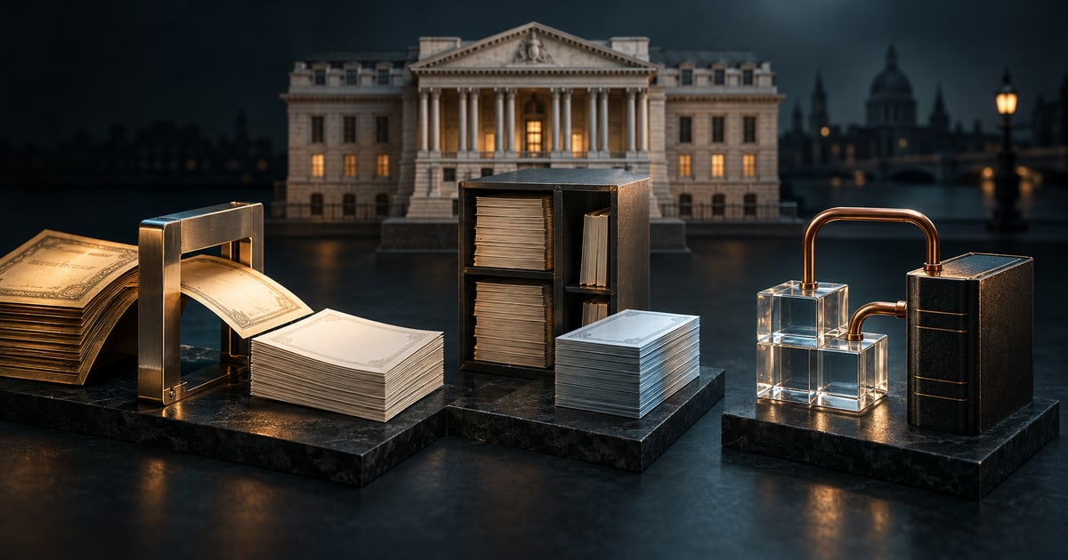 Illustration for the analysis: The Bank of England redraws its exit from QE