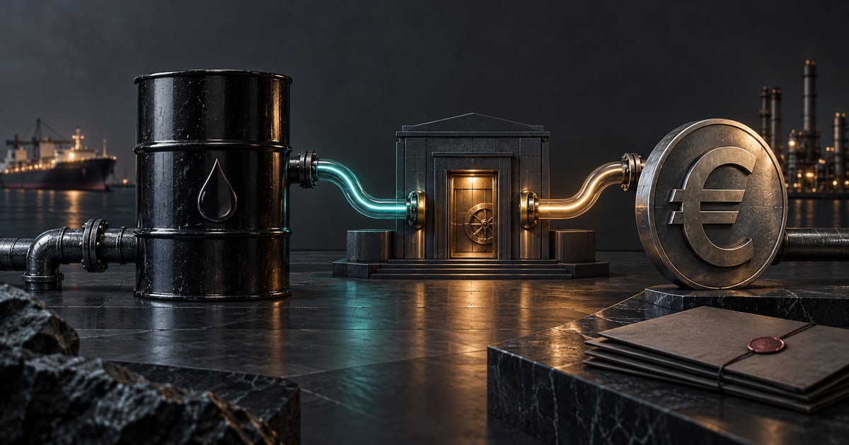 Illustration for the analysis: The dollar inside Europe’s energy bill