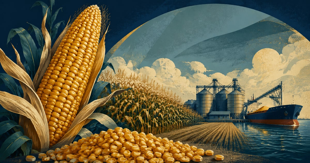 Illustration for the analysis: Europe’s Corn Buyers Look Across the Atlantic