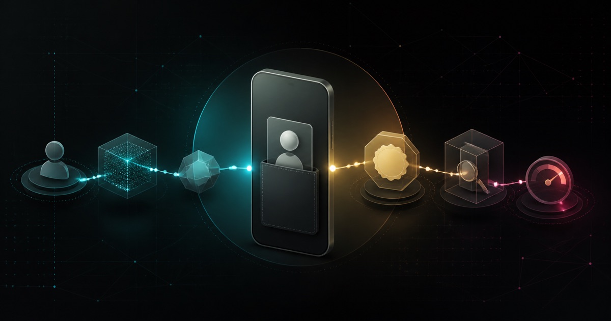 Illustration for the analysis: Your identity in your phone, 6/8: your identity is free, the proof may be billed