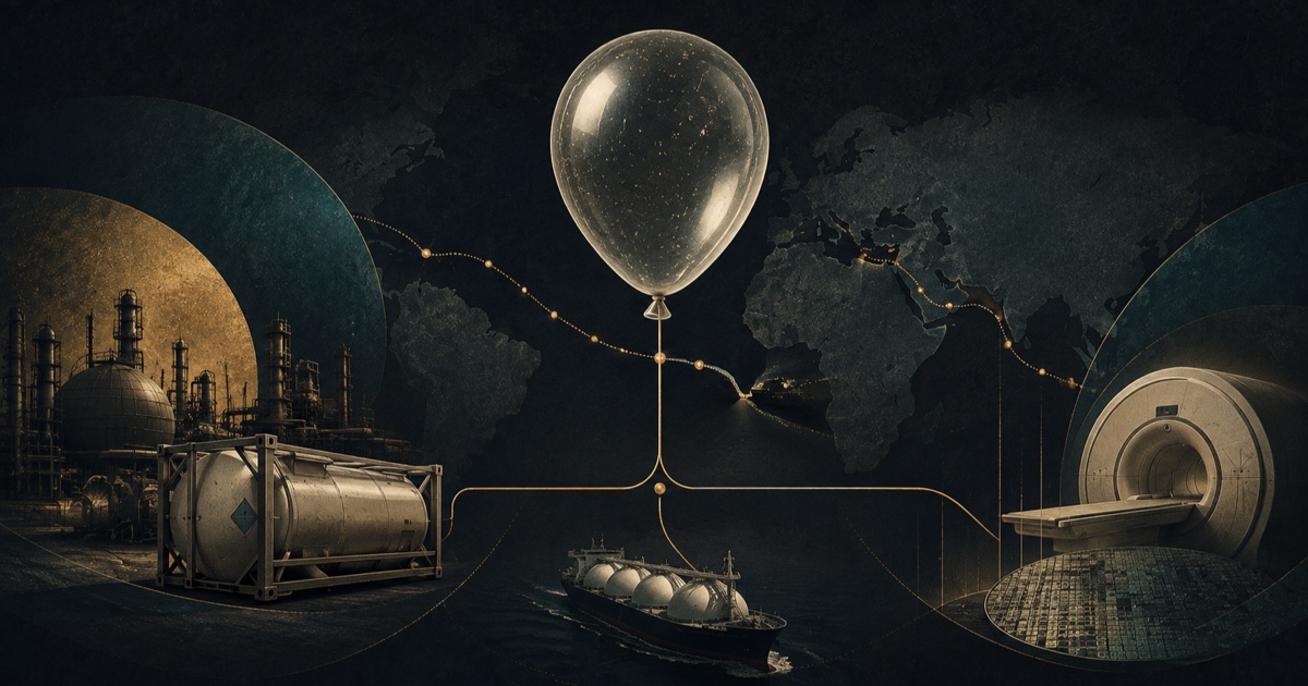 Illustration for the analysis: Who put geopolitics in my birthday balloon?