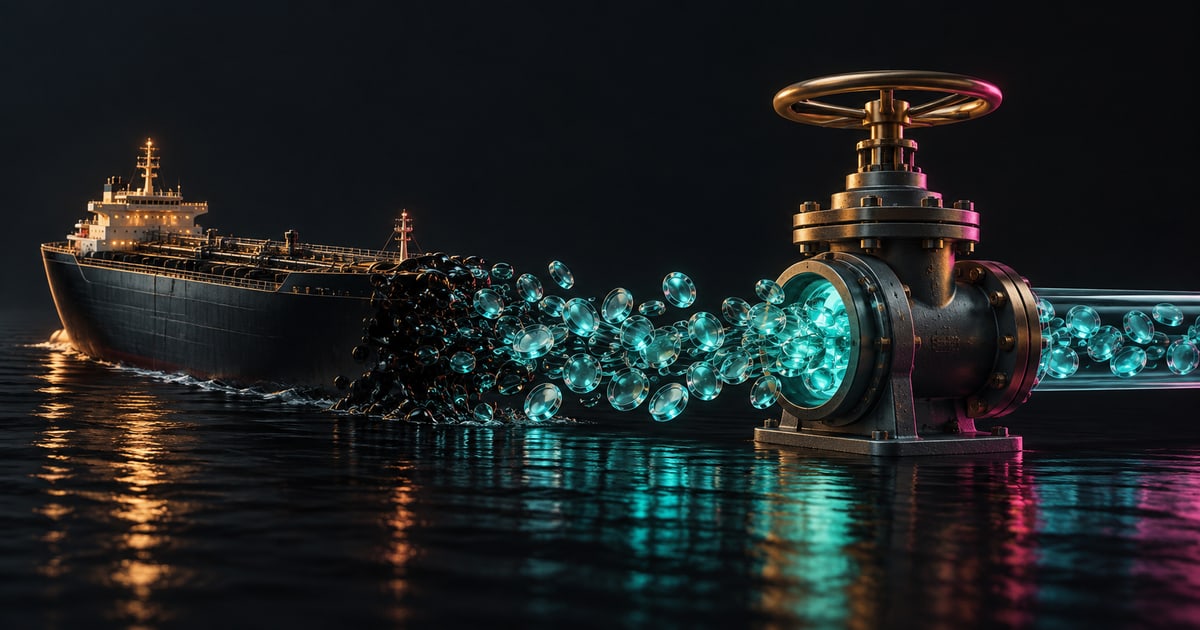 Illustration for the analysis: Iranian oil: Tether keeps control of its digital dollars