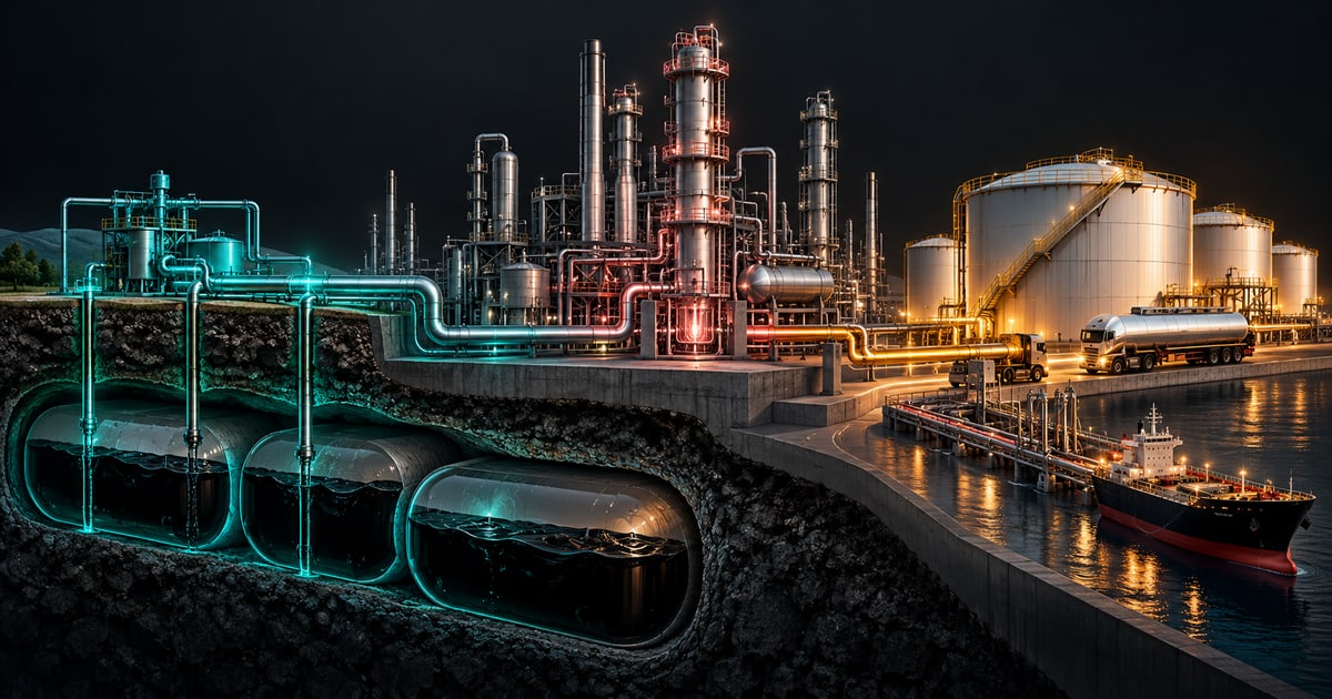 Illustration de l’analyse : Réserves pétrolières : le chemin jusqu’au diesel