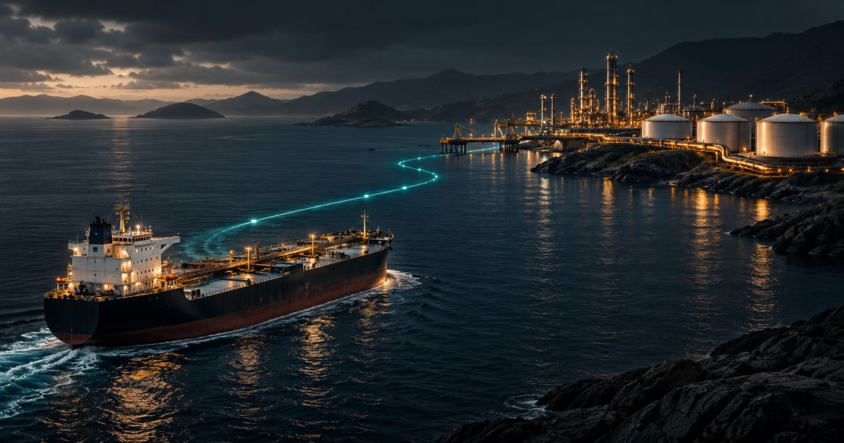 Illustration de l’analyse : Du pétrole en mer au gazole livré : une chaîne sous tension