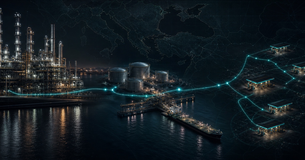 Illustration for the analysis: Vitol’s refineries, terminals and the power to choose suppliers