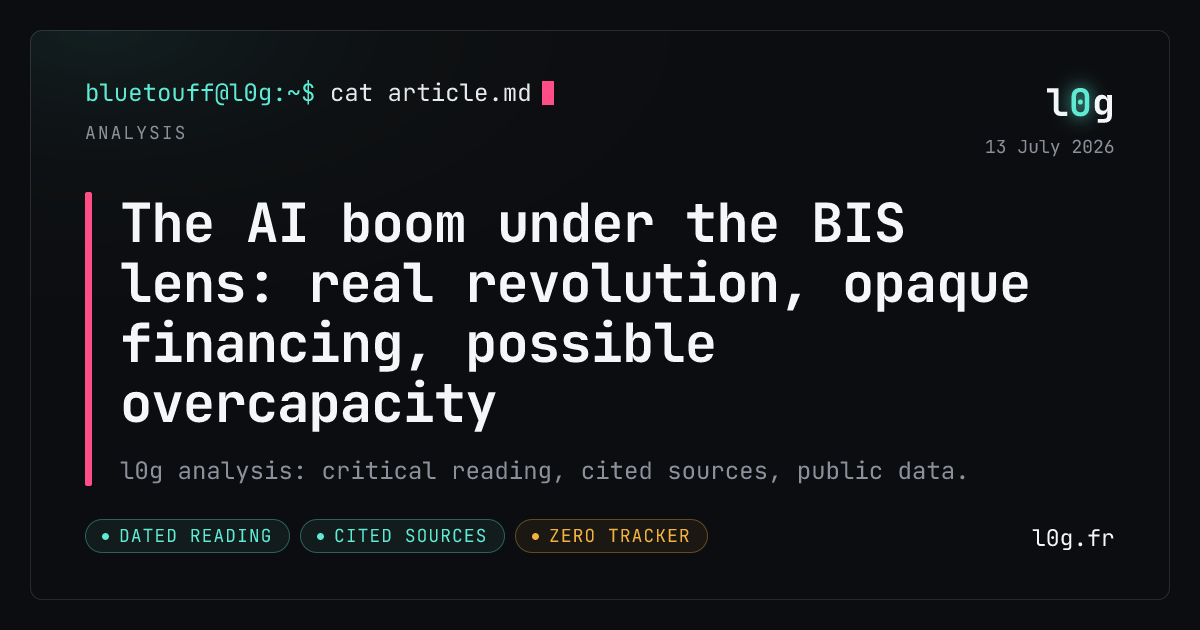 Illustration for the analysis: The AI boom under the BIS lens: real revolution, opaque financing, possible overcapacity