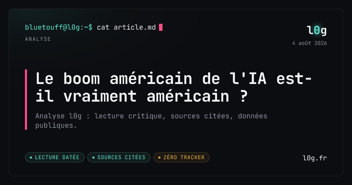 Illustration de l’analyse : Le boom américain de l'IA est-il vraiment américain ?