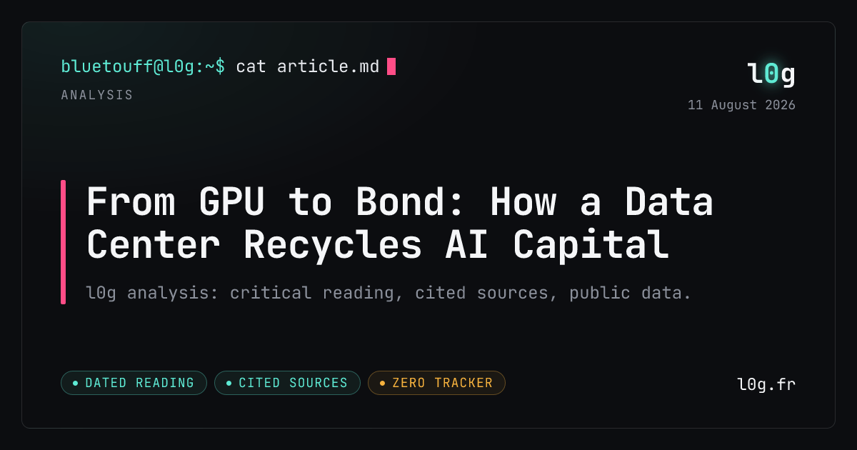 Illustration for the analysis: From GPU to Bond: How a Data Center Recycles AI Capital