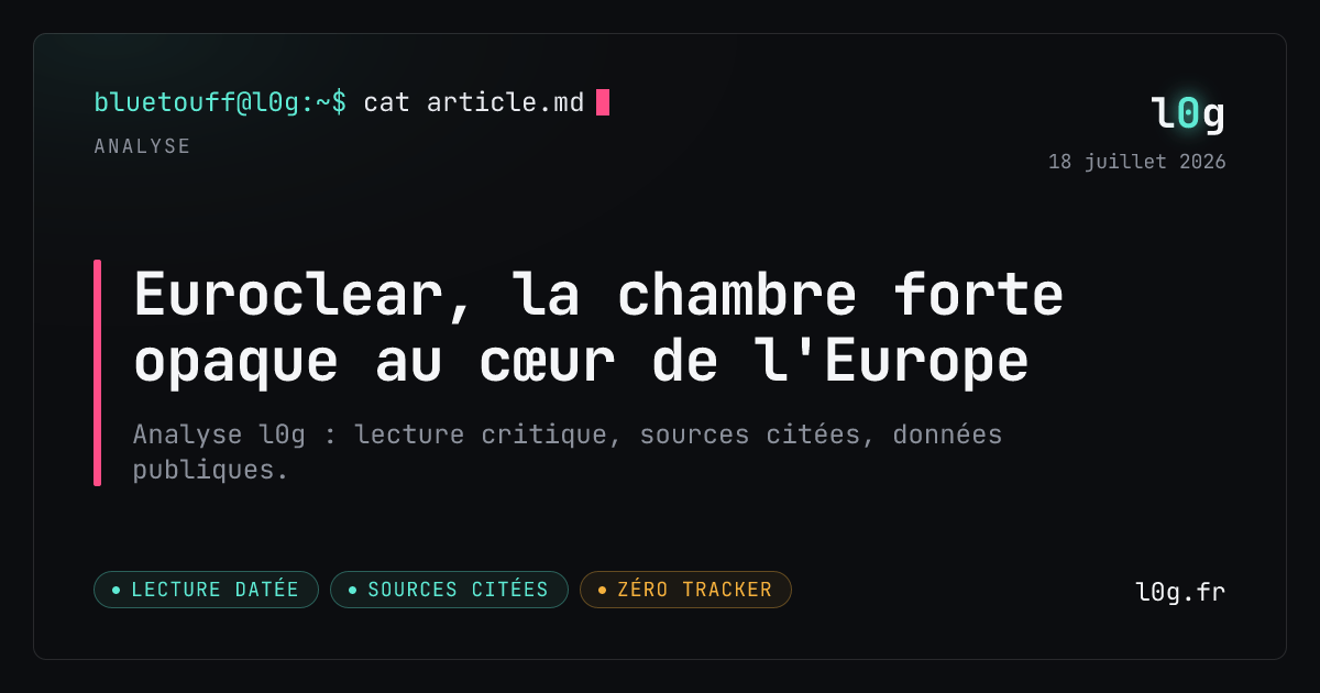Illustration de l’analyse : Euroclear, la chambre forte opaque au cœur de l'Europe