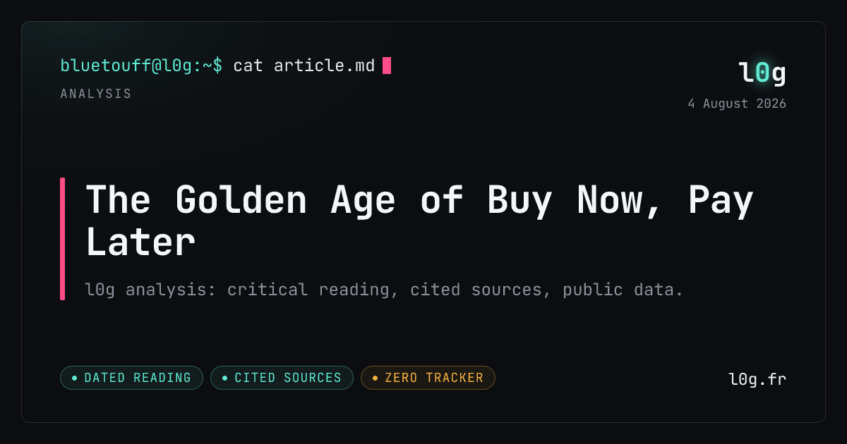Illustration for the analysis: The Golden Age of Buy Now, Pay Later