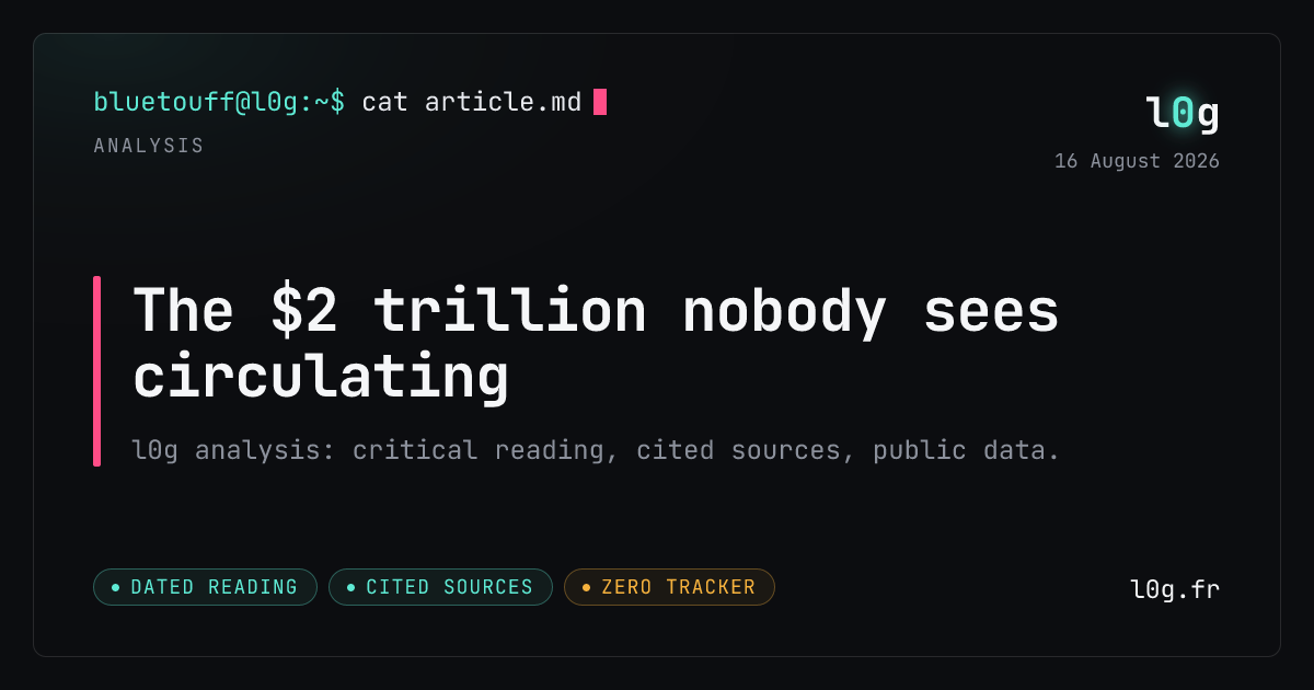 Illustration for the analysis: The $2 trillion nobody sees circulating