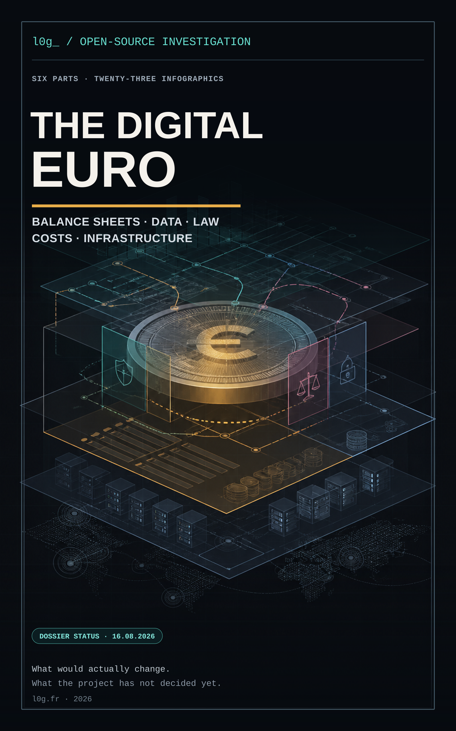 Cover of The Digital Euro, an open-source investigation