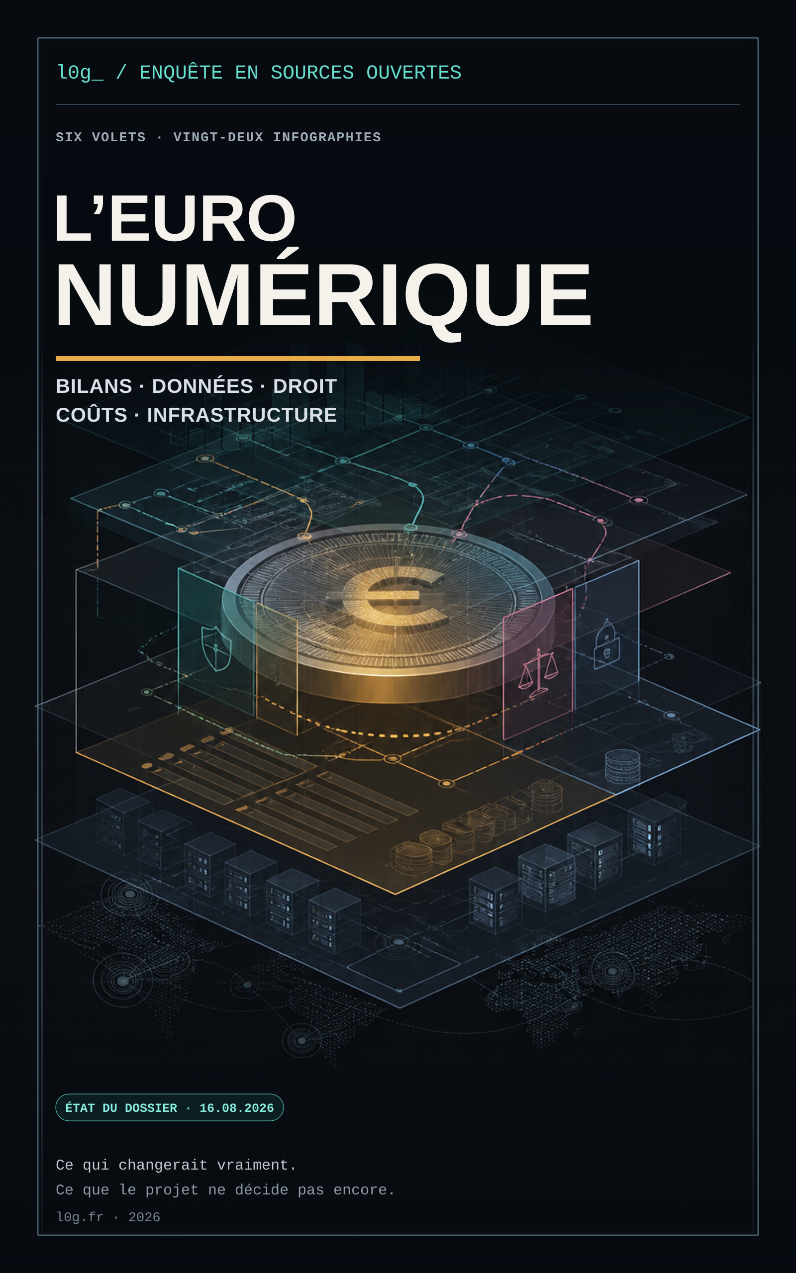 Couverture de L’euro numérique, enquête en sources ouvertes